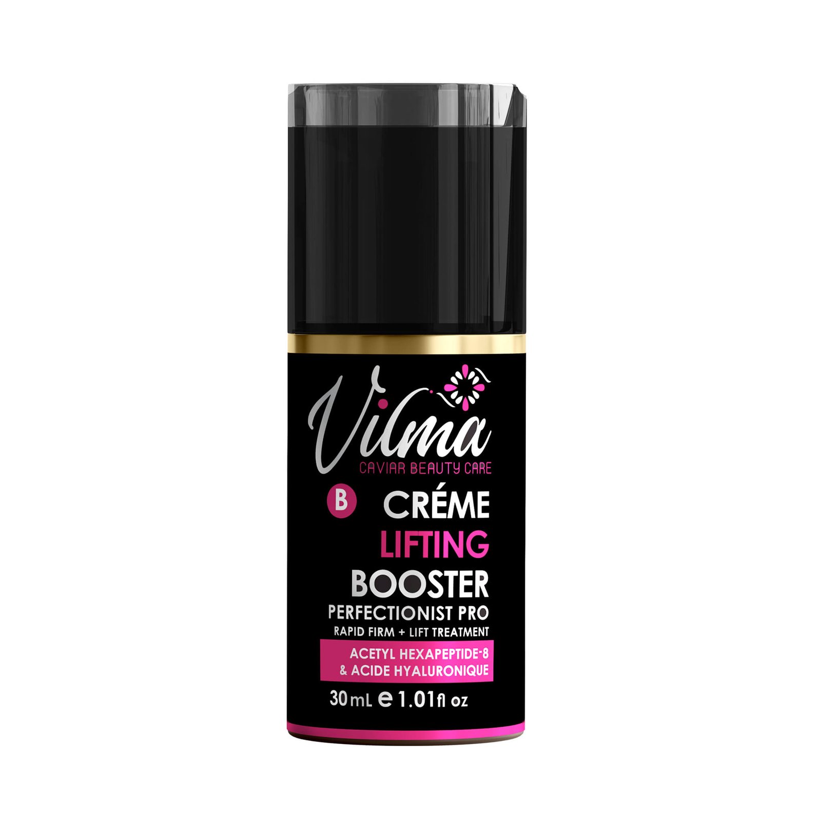 Crème Lifting Booster – Vilma Caviar – Acetyl Hexapeptide-8 & Acide Hyaluronique