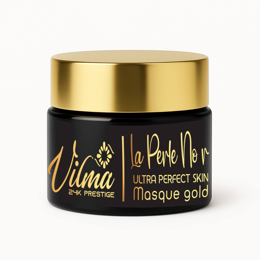 Masque Gold – La Perle Noire 24K – Ultra Perfect Skin – Soin Illuminateur et Anti-Âge